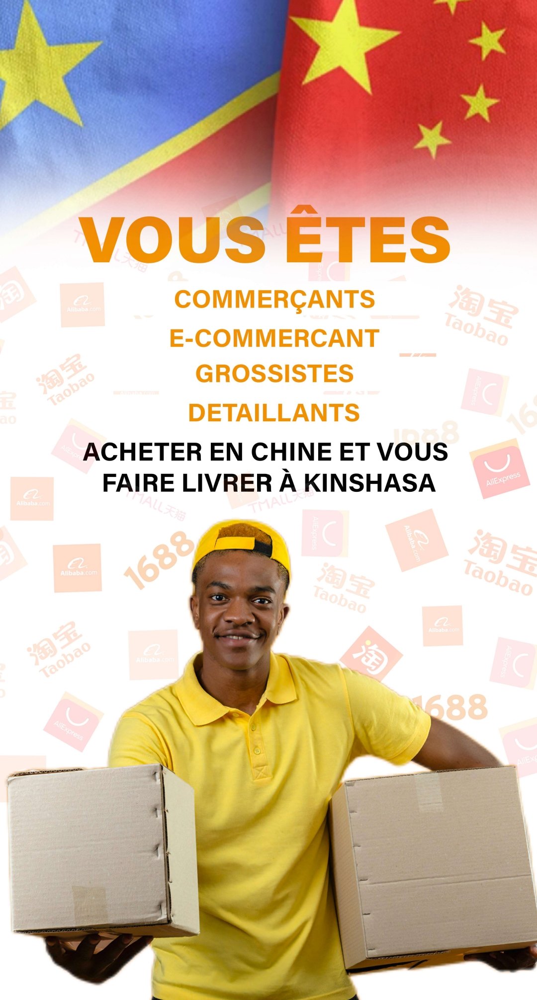 Achat en chine et livraison